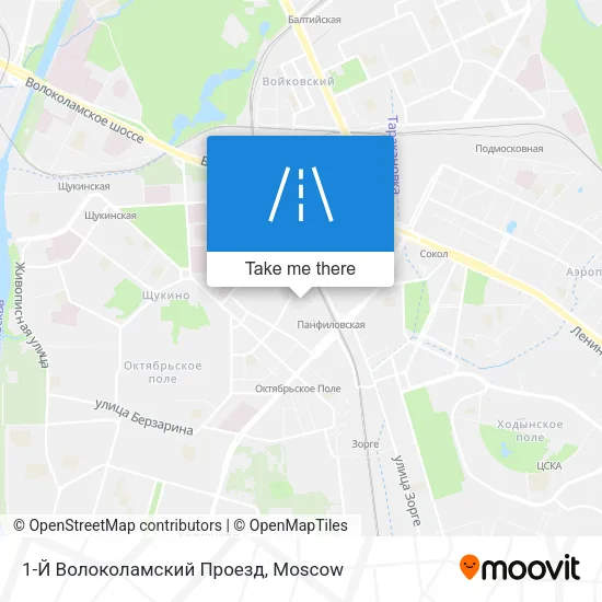 1-Й Волоколамский Проезд map