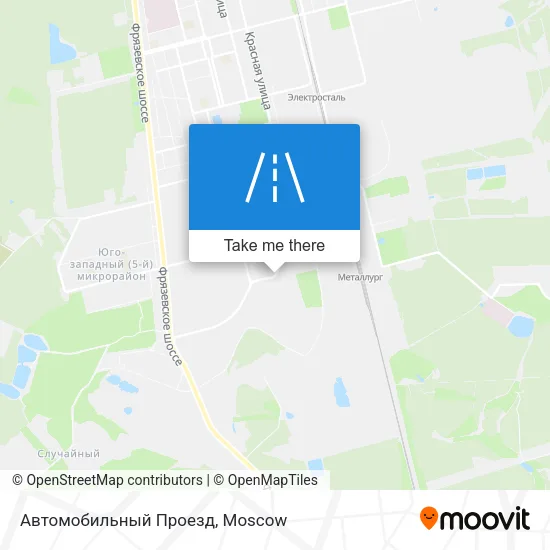 Автомобильный Проезд map