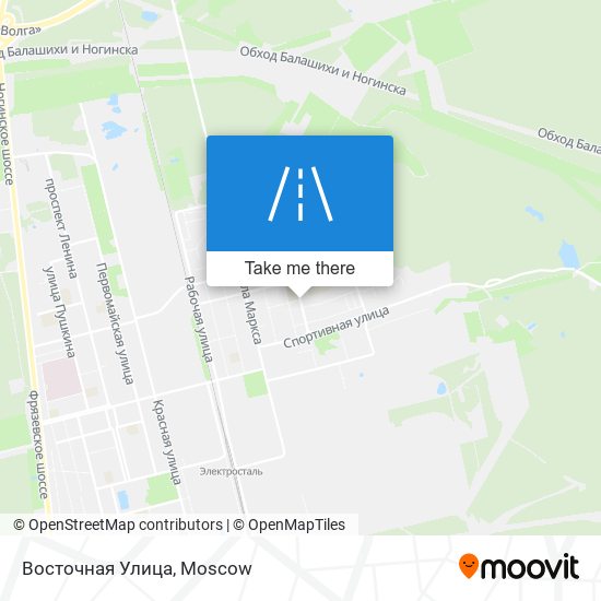 Восточная Улица map