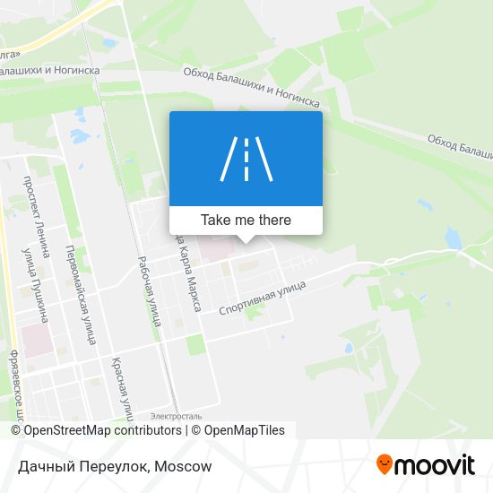 Дачный Переулок map