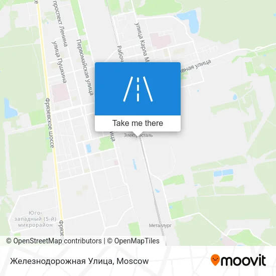 Железнодорожная Улица map