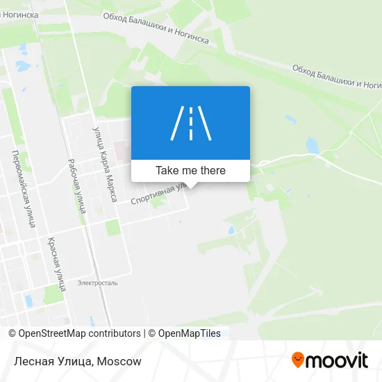 Лесная Улица map