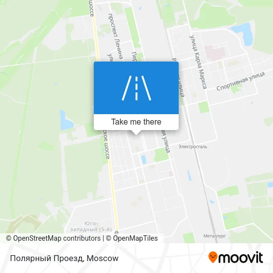 Полярный Проезд map