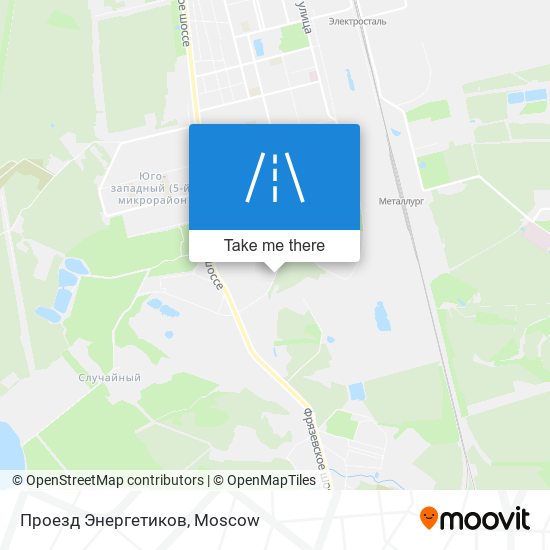 Проезд Энергетиков map