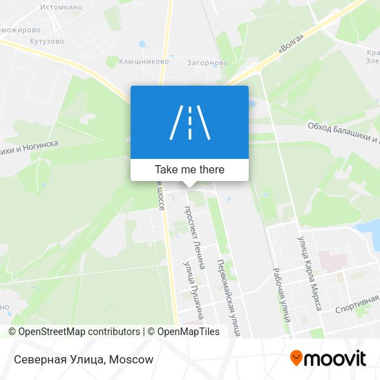 Северная Улица map