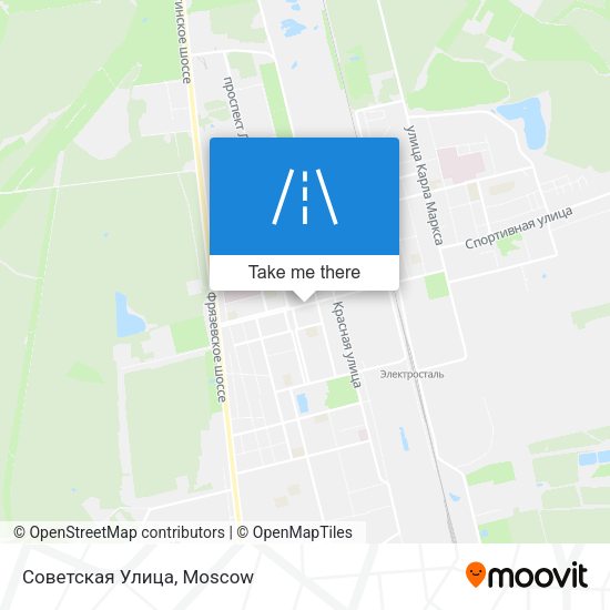 Советская Улица map