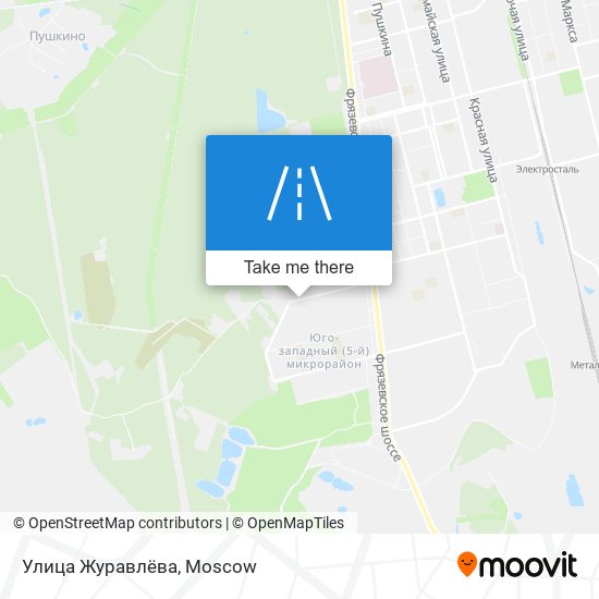 Улица Журавлёва map
