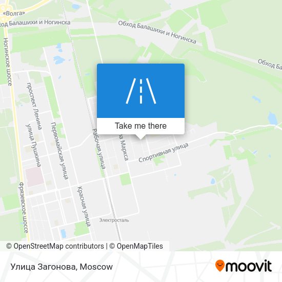 Улица Загонова map