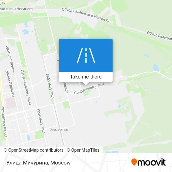 Улица Мичурина map