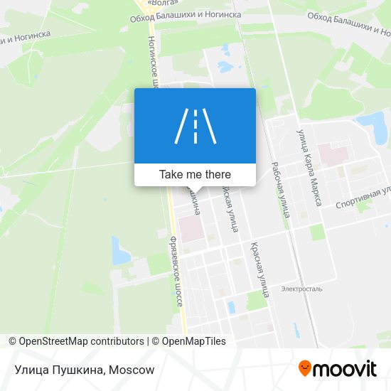 Улица Пушкина map