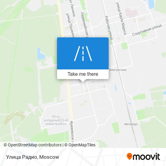 Улица Радио map