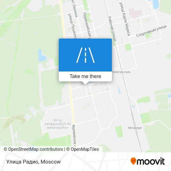 Улица Радио map