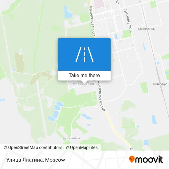 Улица Ялагина map