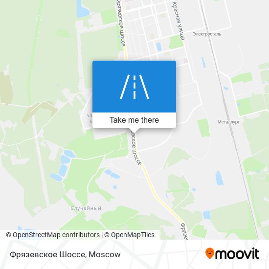 Фрязевское Шоссе map