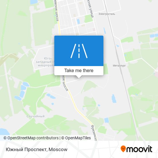 Южный Проспект map