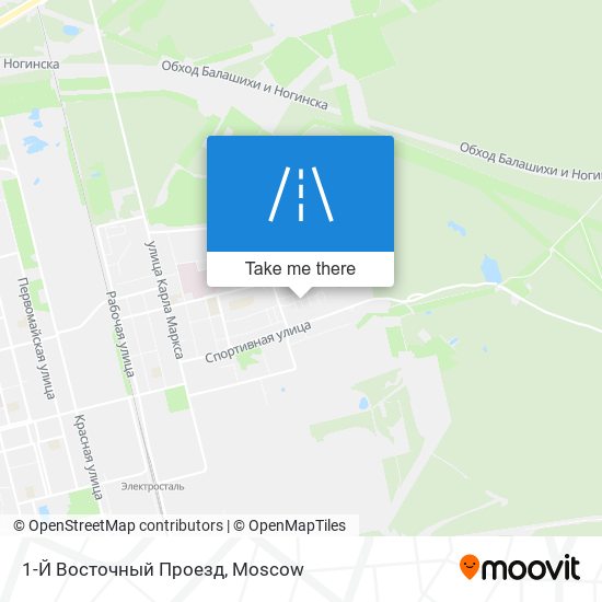 1-Й Восточный Проезд map