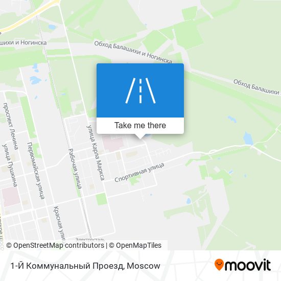 1-Й Коммунальный Проезд map