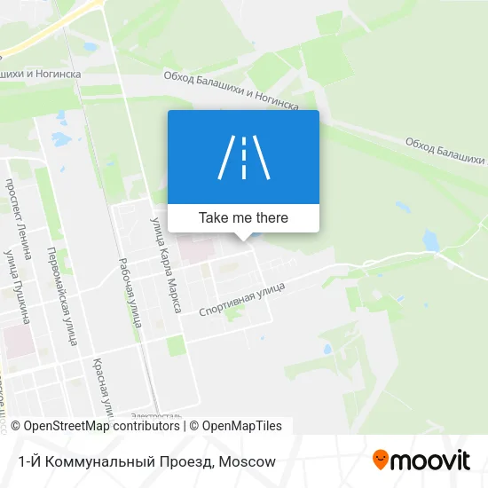 1-Й Коммунальный Проезд map