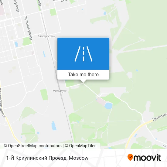 1-Й Криулинский Проезд map