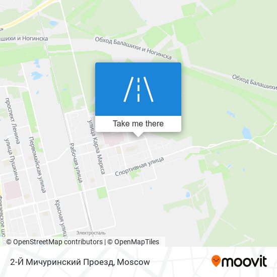 2-Й Мичуринский Проезд map