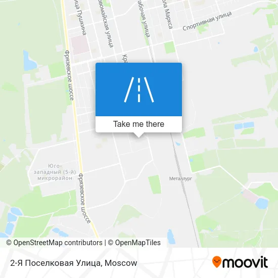 2-Я Поселковая Улица map