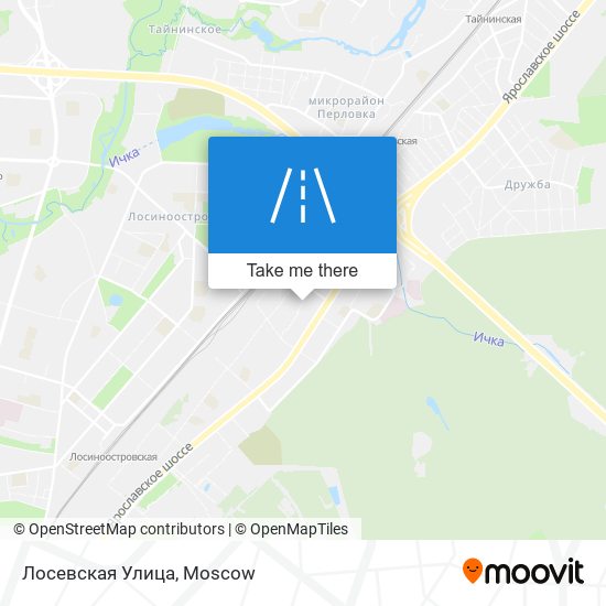 Лосевская Улица map