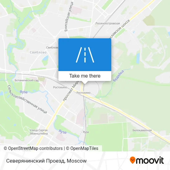 Северянинский Проезд map