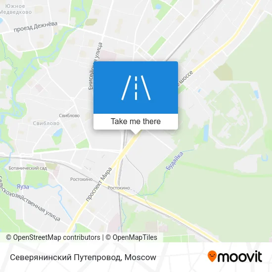 Северянинский Путепровод map