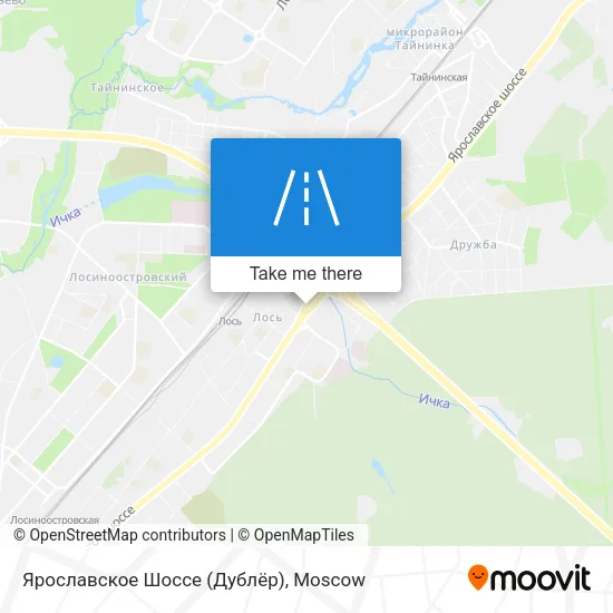 Ярославское Шоссе (Дублёр) map