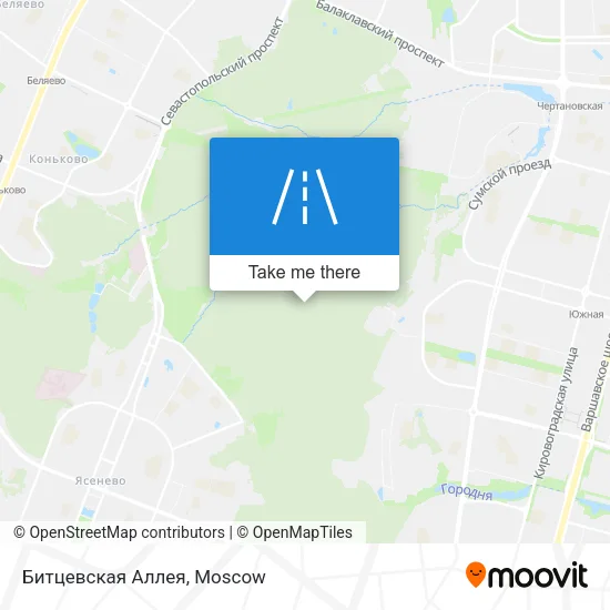 Битцевская Аллея map