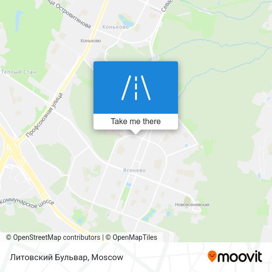 Литовский Бульвар map