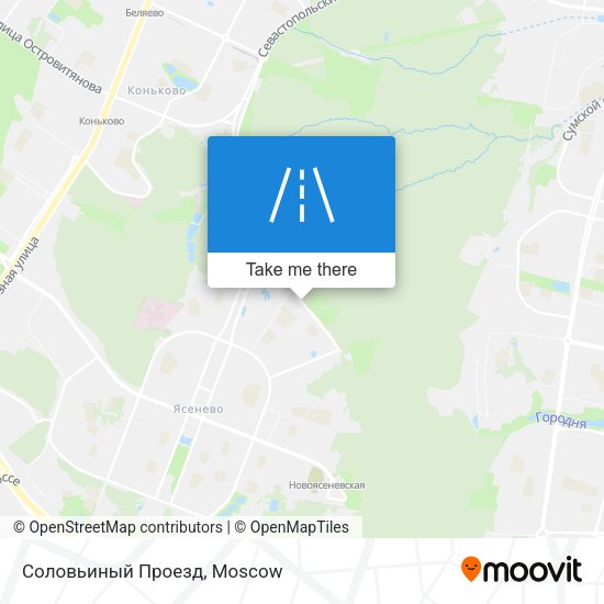 Соловьиный Проезд map
