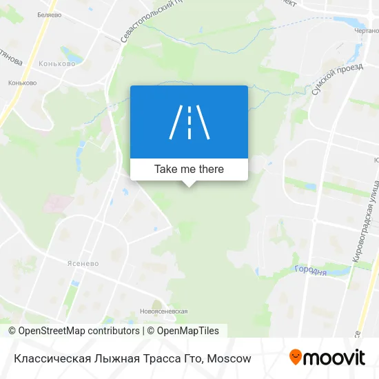 Классическая Лыжная Трасса Гто map