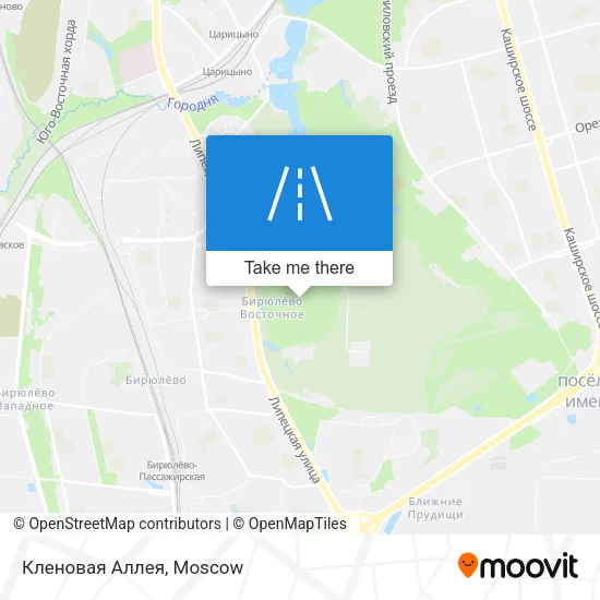 Кленовая Аллея map