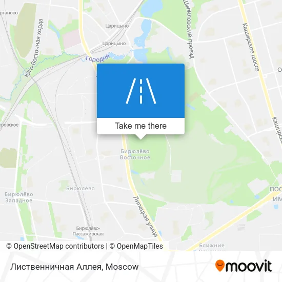 Лиственничная Аллея map
