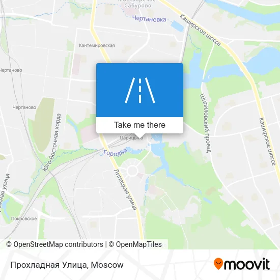 Прохладная Улица map