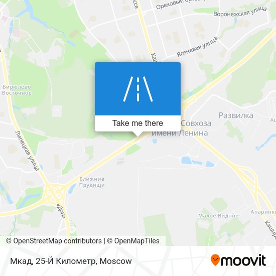 Мкад, 25-Й Километр map