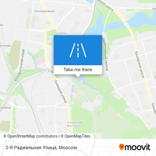 2-Я Радиальная Улица map