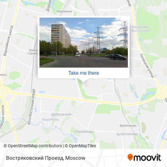 Востряковский Проезд map