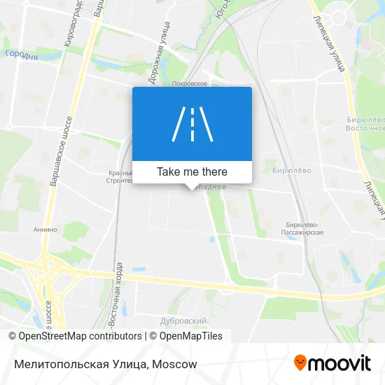 Мелитопольская Улица map