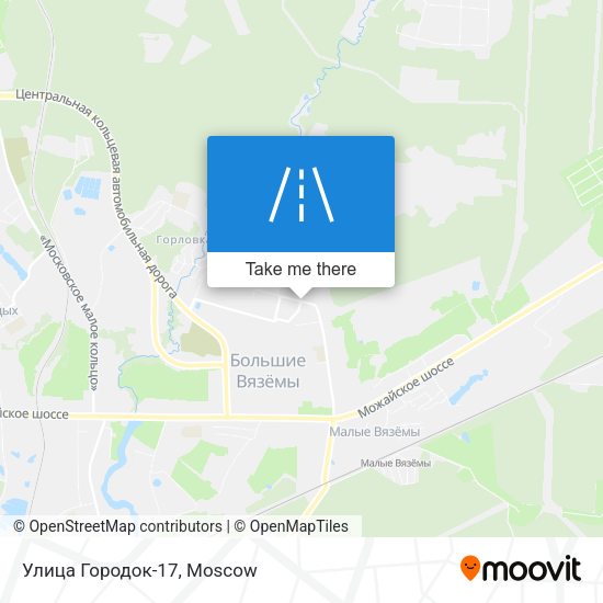 Улица Городок-17 map