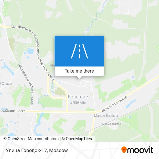 Улица Городок-17 map