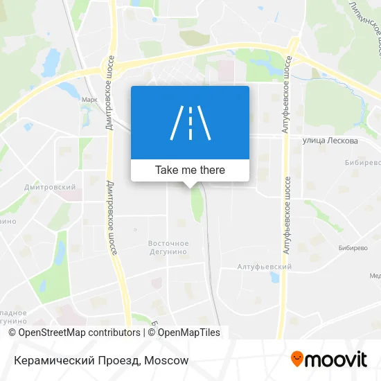 Керамический Проезд map