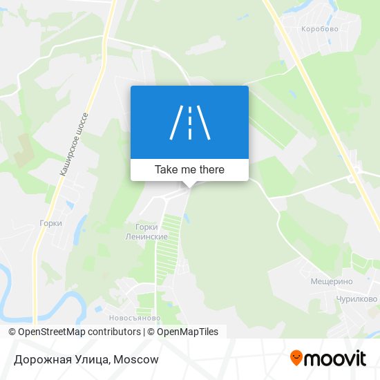 Дорожная Улица map