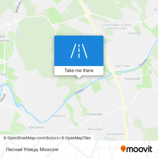 Лесная Улица map