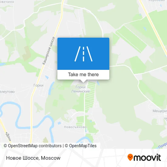 Новое Шоссе map