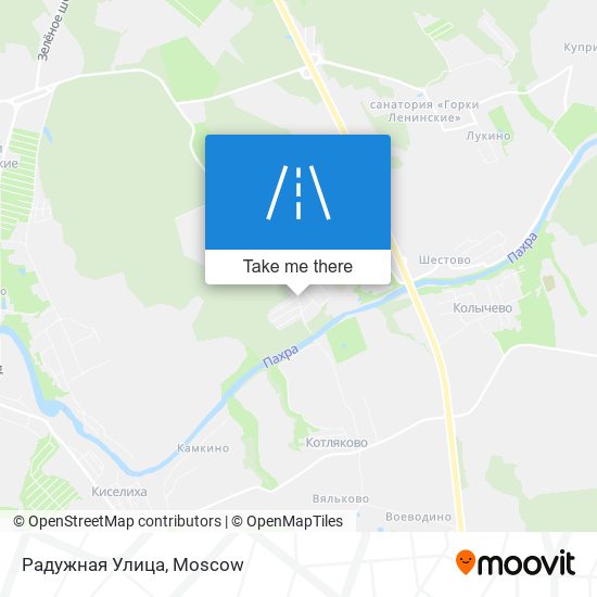 Радужная Улица map