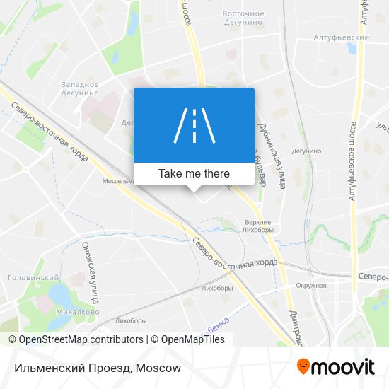 Ильменский Проезд map