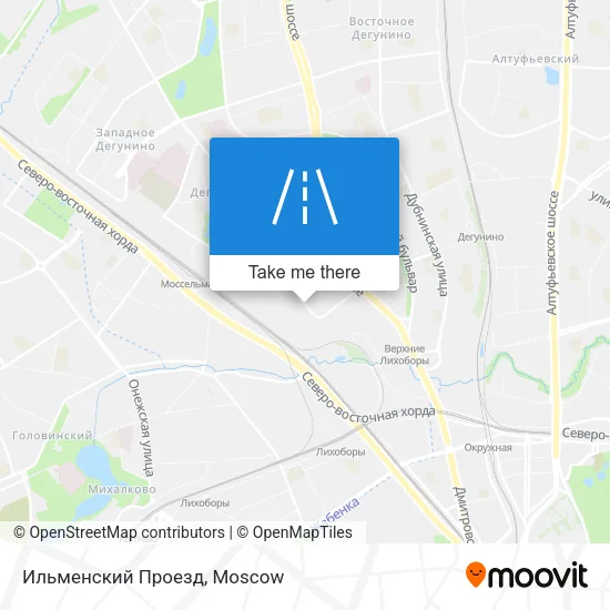 Ильменский Проезд map