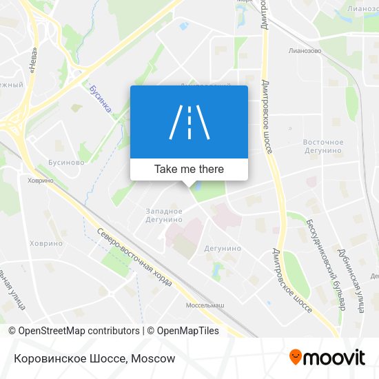 Коровинское Шоссе map
